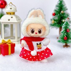 팝마트 라부부 1 2 3세대 크리스마스 인형옷 시리즈 인형의상, 크리스마스 세트 10