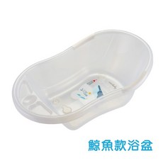 vivibaby 嬰兒防滑浴盆組 兩段高度調整浴盆架, 1個, 鯨魚透明浴盆+2段架子, 鯨魚透明、鯨魚白色