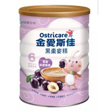 Ostricare金愛斯佳黑棗麥精，六個月以上寶寶適用，幫助排便順暢, 700g, 1個, 黑棗