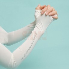 UV컷 시원한 손등 쿨토시 화이트 여성팔토시uv차단여름용 자외선차단팔토시, 1개