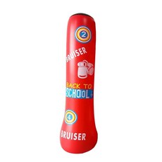 권투 펀치 백 무에타이 풍선 가방 훈련 압력 운동 펀칭 스탠드 피트니스 장비, 05 1.2m red, 1개