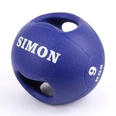 사이먼 핸들 메디신볼 복근운동 근력강화, 9kg, 1개