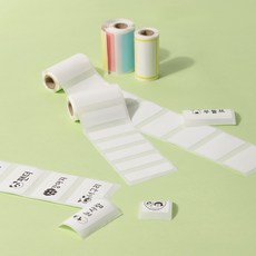 프린텍 와이드 라벨프린터 라벨지 모음, NW577-P/연속지/화이트