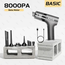 미니 자동차 진공 청소기 가정용 기기 용 휴대용 무선 핸드 헬드 키보드 강력한 기계, 01 Basic