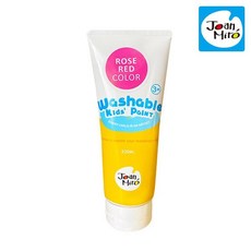 짜서쓰는 워셔블 물감 장미색 페인팅놀이 액체물감 유아미술용품 그림물감