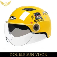 V 전기 스쿠터 헬멧 여름 V 헬기 오토바이 헬멧 안전 폭포 Soman 도시 기사 여자 남자 모토 장비, 17 811