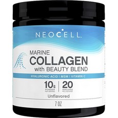 NEOCELL 妮兒 海洋膠原蛋白與美容混合無味, 1個, 198g