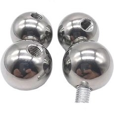 5개 M2.5 나사 부착 304 스테인리스 스틸 드릴 볼 5mm 6mm 8mm 10mm 암나사 반구멍 블라인드 구멍 매끄러운 솔리드 볼 비즈(5mm)