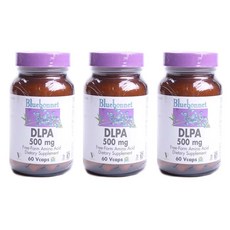 Bluebonnet DLPA 500mg, 60 件, 3個