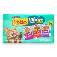 喜躍 海鮮口味 貓咪湯包 綜合口味 24入, 1053.6g, 1套