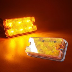 12V 24V 전차종 2way LED차폭등 옐로우 A30, 본상품선택, D8S, 1개