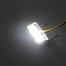 1Pcs 12V 오토바이 LED 번호판 빛 후면 테일 범용 플라스틱 흰색 표시 등 부품