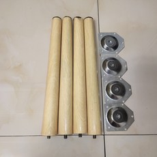桃園出貨 桌腿支架配件 木頭桌腿 家用桌腿 加粗實木桌腳寫字桌 可拆卸木腳, 30cm木腿    瑕疵款   4只, 1個
