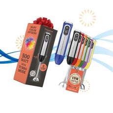 Peach Street 피치스트리트 핸드 블렌더 강력한 침수 전기 500와트 터보 기능 SX