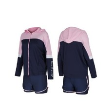 티막여성 비치 아노락 래쉬가드 3피스 UKM1602NV 882836