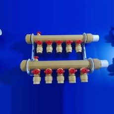 下殺價 ppr材質地暖分水器 全塑地熱分水器 地暖集分水器 加厚養殖家用, 1個, PPR3路