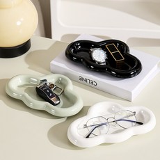 [SNS핫템]구름 악세사리 트레이 현관 오브제, 샤이닝그린