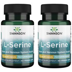 SWANSON 斯旺森 L-Serine素食膠囊 500mg, 2個, 60 件