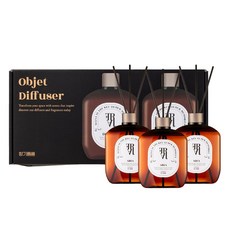 플로랑 오브제 대용량 디퓨저 향기뿜뿜 3구 선물세트, 3개, 500ml, 베스트3종(아리아,가든파티,플로랑)