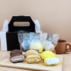 소부당 수능합격 떡 선물 세트 수험생 찹쌀떡 카스테라생크림 치즈떡 생크림, 1개, 720g