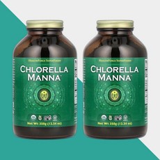 헬스포스 클로렐라 파우더 350g 분말 크로렐라 Chlorella 2개