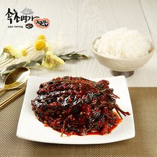 [속초명가젓갈] 입맛 살리는 만능 밥도둑 깻잎김치 양념깻잎, 3개, 300g