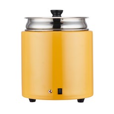 Felsted 菲仕德 商用乾式暖湯鍋 不鏽鋼 電熱湯鍋 粥桶, 黃色（11L）