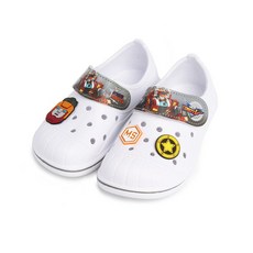 알파슈 또봇V 벨크로 실내화 그레이 유치원 실내화 초등 학생 학교 유아 어린이 신학기 아기 아동 층간소음 키즈 여아 남아 EVA 슬리퍼