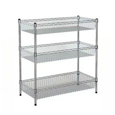 식기 건조대 설거지선반 스텐 관망 그릇 카페 장비, 3칸, 1x1cm, 소형 50 x 20cm