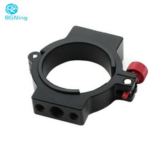 1/4 나사 확장 링 확장 마이크 LED 비디오 라이트 장착 클립 어댑터 Zhiyun 크레인 2 짐벌 액세서리, [01] black, 01 CHINA, black, 01 CHINA