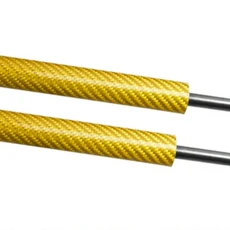 쌍용 무쏘 Q200 픽업 2018-2024 렉스턴 스포츠 칸 리어 트렁크 슬로우 다운 리프트 서포트 쇼크 로드용 테, 01 빠른, 08 Yellow Carbon Fiber