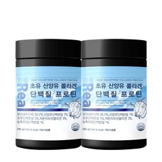 더리얼 초유 산양유 콜라겐 단백질 프로틴 280g x 2통, 2개