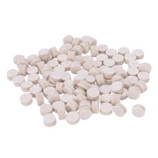 100pcs 양모 펠트 펠트 폴리싱 둥근 휠 도구 + 드렘 멜 로타리 용 생크 2, 베이지
