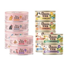 ㊆㊆犬貓館 歡樂城市貓罐頭24罐組, 1個, 山野雞草飼牛-毛球控制|機能罐,超取限一箱
