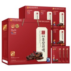 황제 6년근 홍삼진액 60ml x 30포 1박스 팩 건강 효도 명절 설 추석 선물 세트 청담 황제, 1개