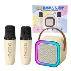 꼬마천사 무선 블루투스 듀얼 마이크 스피커 세트