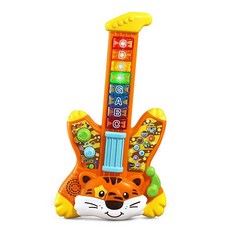 브이텍 VTech Zoo Jamz 타이거 락 기타 핑크 247636 8203392009, 주황색