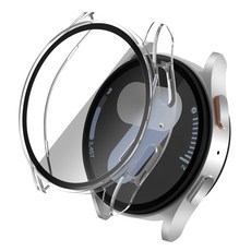 적용 삼성 워치 7 pc/삼성 워치 8 pc 재질 강화 필름 케이스WH740, 투명