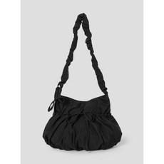 에잇세컨즈 8SECONDS 셔링 리본 포켓 호보백 블랙 CZT751 SSO459