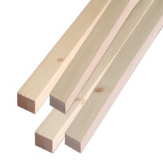 아이베란다 레드파인 집성목 각재 각목 받침 30x30x600mm, 4개