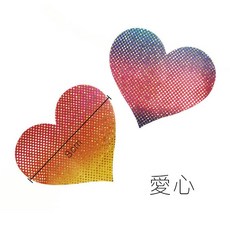 炫光彩色胸貼 多款造型 防走光乳貼 透氣胸貼 一對裝, 1個, 花型,一對