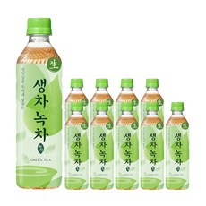 웅진 생차 녹차, 500ml, 10개