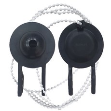 본라이프 양변기 덮개 PVC 마개 + 변기구슬줄, 검정