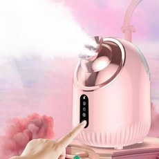 페이스 스티머 미스트기 얼굴 온열 나노 스팀기, free, 핑크 260ml 대형 물탱크