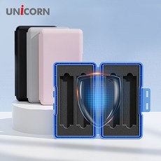 M.2 SSD 보관케이스 스토리지박스 storage box (4bay) 블루 휴대간편 초경량 충격방지, 1개