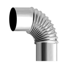 파파스 캠핑 화목난로 연통 60mm 엘보연통 홀잭보호 불티방지 화상방지 연통 가방, 60mm 엘보 연통(90도)