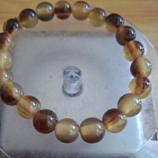 10mm牛角圓珠文玩手串，手工打磨，質感溫潤，收藏送禮皆宜, 1個