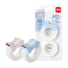 霧面膠帶 手撕膠帶 錯題膠帶 筆記膠帶 標籤貼紙, 01.隱形膠帶套裝-2入