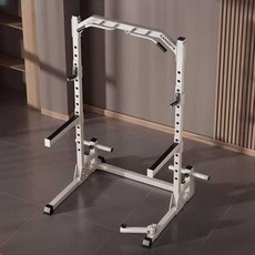 멀티 파워랙 가정용 스쿼트랙 턱걸이 홈짐 헬스기구 머신, 블랙 기본형