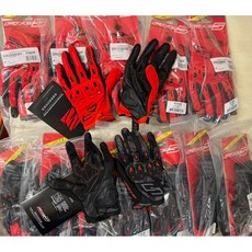 Moto壞 FIVE 5 STUNT EVO 2 短手套 觸控手套 短版設計 靈活操控, 黑紅色,S, 1個